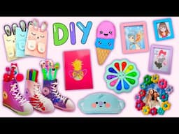 8 DIY - 8 Things To Do When You're Bored - Pencil Holder - Notebook Cover - Fidget and more...