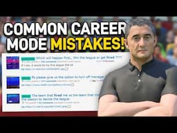 5 Super Common Mistakes People Make in Career Mode!