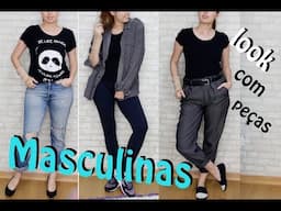 Invadindo o Guarda Roupas do Marido - Como estar na moda com looks masculinos/ Thábatta Campos