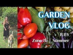 gardening lessons, messes and successes in moody summer weather | July update | Garden Vlog 6