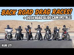 Increasing Power On Our 2024 Road Glide & Back Road Drag Races! - Vlog 172