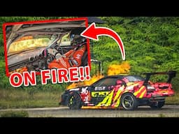 NATIONAL DRIFT SERIES ON FIRE !!!! | Malaysia Drift Competition 2022 | FRT X OBG | NDS Round 2