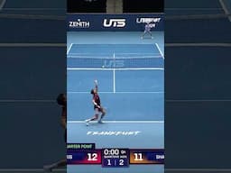 When a painfully long rally ends in a jaw-dropping twist! 😱 #UTS #tennis #tennisfans #tennislove