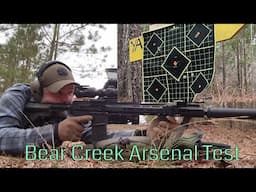 Bear Creek Arsenal Review 300 Blackout 7.5 and 16 inches (Sub MOA?) $400 Honey Badger? #300blackout