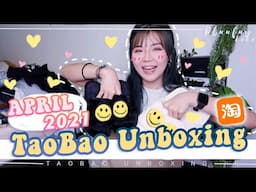 TaoBao EZBUY Unboxing Haul 💛 可爱淘宝开箱派对  •April 2021•