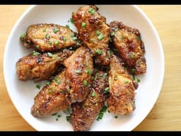 Crispy Honey Garlic Wings - Air Fryer Recipe