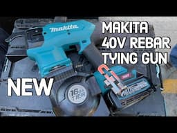 Makita 40V XGT 16 GA. Rebar Tying Tool | NEW 2025