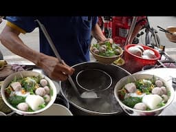 Unbelievable! Selling 500 Bowls of Beef Ball Noodles in Only 2 Hours / Vietnamese Street Food