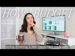 HOW I BUDGET FOR A NEW MONTH 💸 my spending, saving, investing & payday routine (+ cash budget)