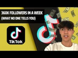 FROM 0-360K ON TIKTOK IN A WEEK (and how YOU can do the same)