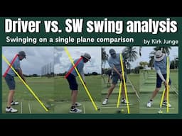 Golf swing analysis - Driver vs. SW on a single plane | FO+Dtl