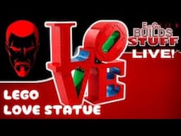 LEGO LOVE STATUE: EmGo Builds Stuff LIVE!