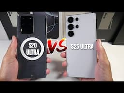 Samsung Galaxy S25 Ultra VS Samsung Galaxy S20 Ultra! (Camera Comparison, PUBG & Display & Speed)