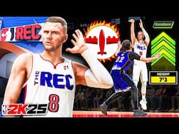 7'3 STRETCH BIG BUILDS are DOMINATING the RANDOM REC in NBA 2K25