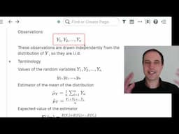 Statistics: Estimators asymptotic theory and random variable convergence 1 with Michal Fabinger