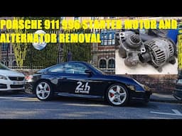 Porsche 911 996 C4s - DIY Alternator and starter motor removal