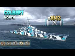 Cruiser Colbert doing great in the thunderstorm - World of Warships