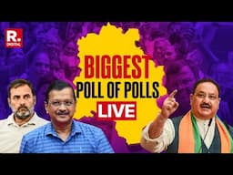 Delhi Poll of Polls LIVE | AAP vs BJP | P-Marq | Matrize | Axis My India