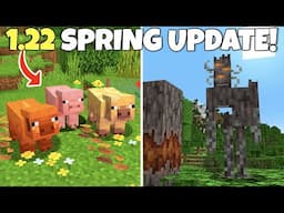 NEW Minecraft UPDATE! New PIGS, BLOCKS & Minecraft 2 Announced? Minecraft 1.22 Spring Update