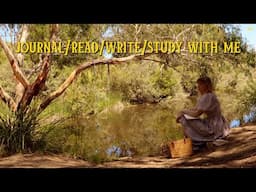 journal with me by the river ✯ 20 mins with native birdsong