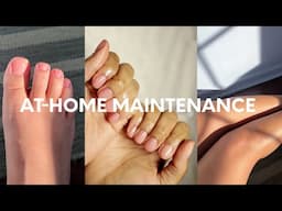 Maintenence Vlog | gel mani, exfoliating for ingrowns, diy whipped shea butter & cutting my hair! ✂️