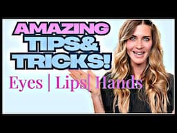 Crepey undereyes, weathered hands, flakey lips? TRY these fun tips!!