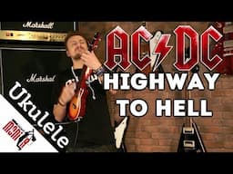 AC/DC + Ukulele + Distortion - Highway To Hell [show MONICA Ukulele cover]