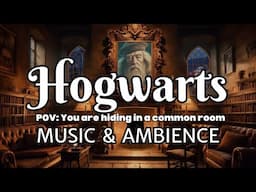 Visit Hogwarts Common Room | Harry Potter | Music & Ambience