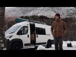 Van Life In The Snow (we had to leave Scotland)