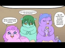 ✨Fluffy Pony Abuse✨ “Working Fluffies” Part 1 & 2 (comic by Master_Violet, voiceover by gayroommate)