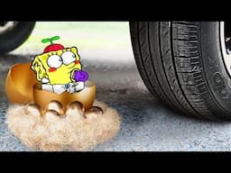 EXPERIMENT Car vs Jelly, Ball, Ambulance | Crushing Crunchy & Soft Things by Car!  Woa Doodland