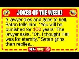 🤣 BEST JOKES OF THE WEEK! - A lawyer dies and meets Satan in Hell... | Funny Jokes