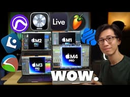 M4 Pro MacBook Pro: HUGE Leap for Music Production | M4 Pro vs M3 Pro vs M2 Pro vs M1 Pro