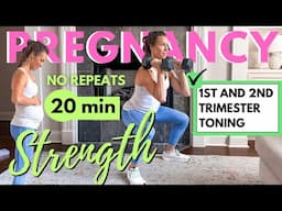 Prenatal Strength Workout For a LEAN TONED Pregnancy