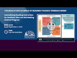 Intensifying Reading Instruction for Struggling Students | Dr. Mary Stowe