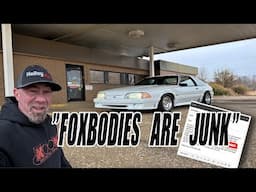 Entitled Import dude tries to TROLL a fox body channel.....