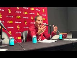 USC head coach Eric Musselman on Trojans' upset win over No. 7 Michigan State