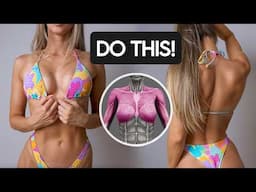 Get Rid of BRA BULGE, Grow BIGGER CHEST & Reduce FAT! Beginner Friendly Workout, No Equipment, Home