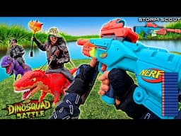 NERF GUN DINOSQUAD BATTLE 6 | Nerf First Person FINALE!