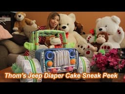 Thom's Jeep Diaper Cake Sneak Peek