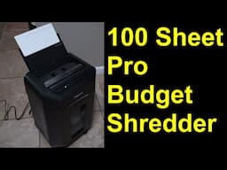 Pro Budget Paper Shredder: Fellowes AutoMax 100MA 100 Sheet