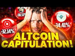 ALTCOIN CAPITULATION! 🚨 This Is My Next Move!