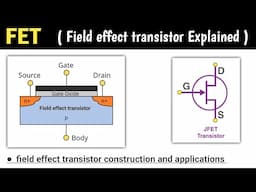 fet | field effect transistor | fet transistor | fet working and construction | basic electronics