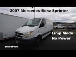 Mercedes Sprinter Limp Mode Intake Flaps Stuck OM642 Engine