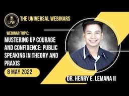 Mustering up Courage and Confidence: Public Speaking in Theory and Praxis