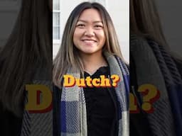 Is she Dutch? Or Chinese? #shorts #dutch #thenetherlands