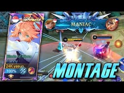 THE BEST FANNY MONTAGE IN 2025!! THE IMPACT OF FREESTYLE AND AGGRESSIVENESS | MLBB