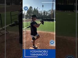 Yoshinobu #Yamamoto bullpen session before 2025 Spring Training #Short #Shorts #MLB #DodgersST