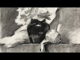 Charcoal Drawing: Still-life