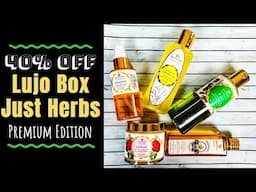 Lujo Box Just Herbs | 40% OFF code | Unboxing & Review | SonaMeraki